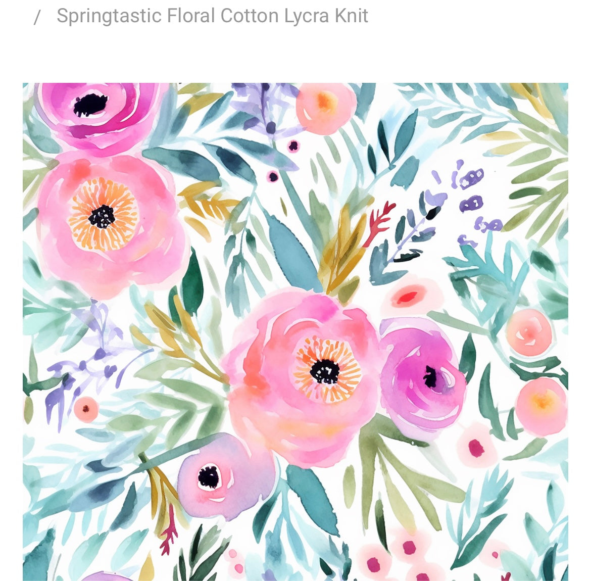 Spring and Summer Prints