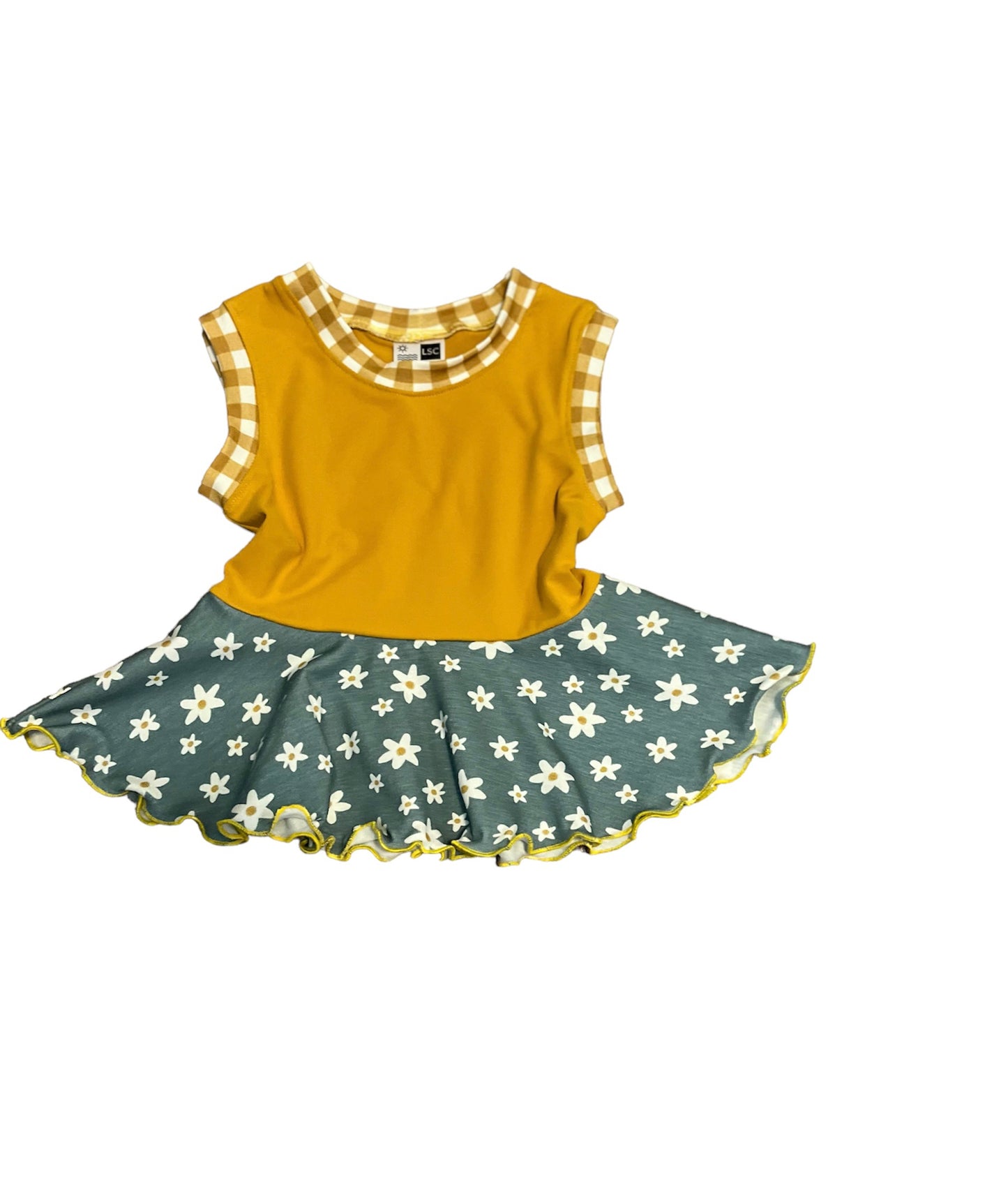 Dress - Peplum Sleeveless