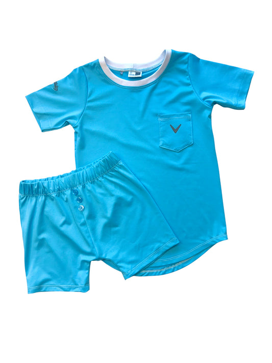 Shirt & Shorts Set - Curved Hem Tee and Play Shorts