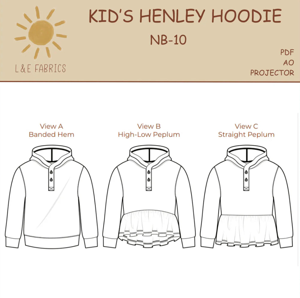 Hoodie - The Henley Hoodie - banded