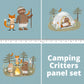 Camping Critters and Panel Set / Dusty Blue