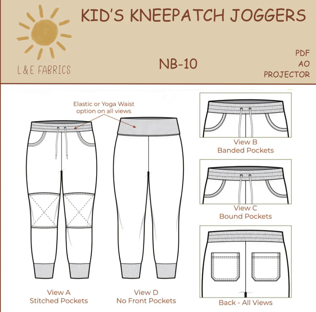 Bottoms - Kneepatch Joggers