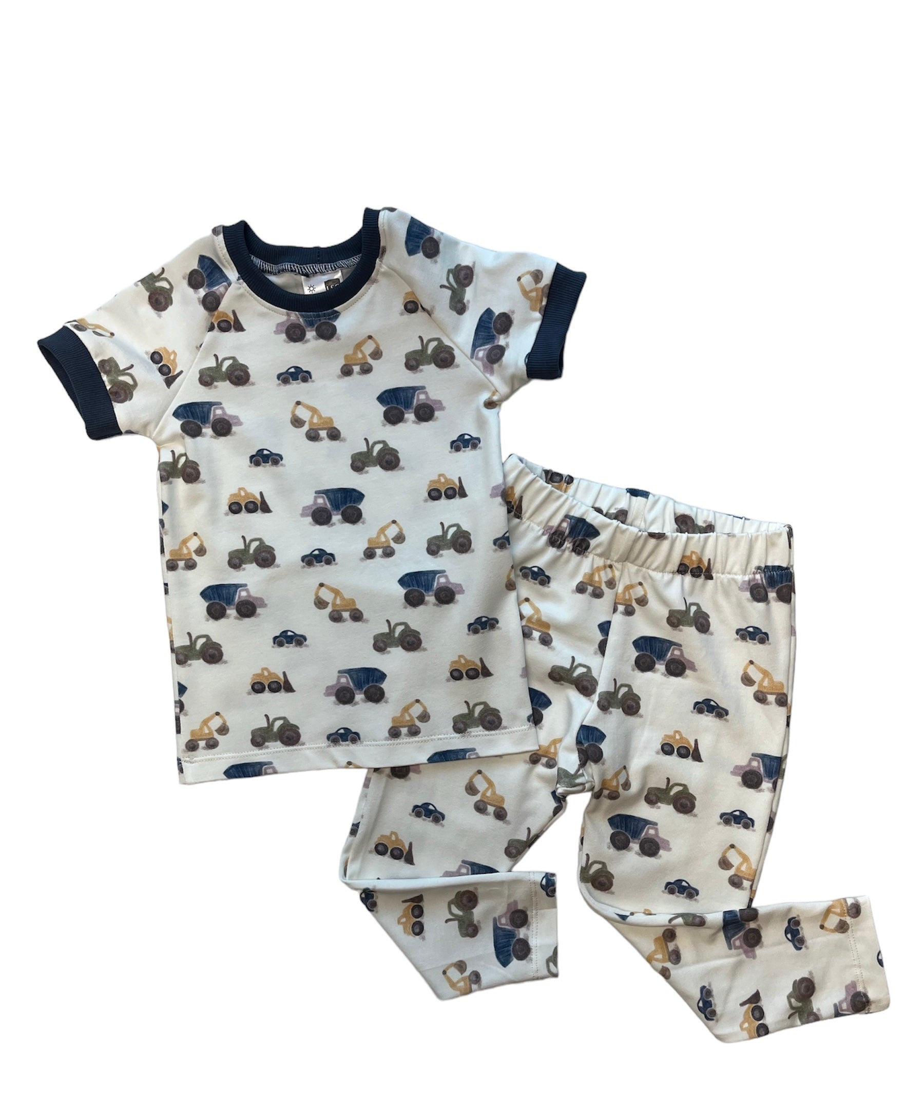 Pajama Set - Raglan Top short sleeve & PJ Bottoms