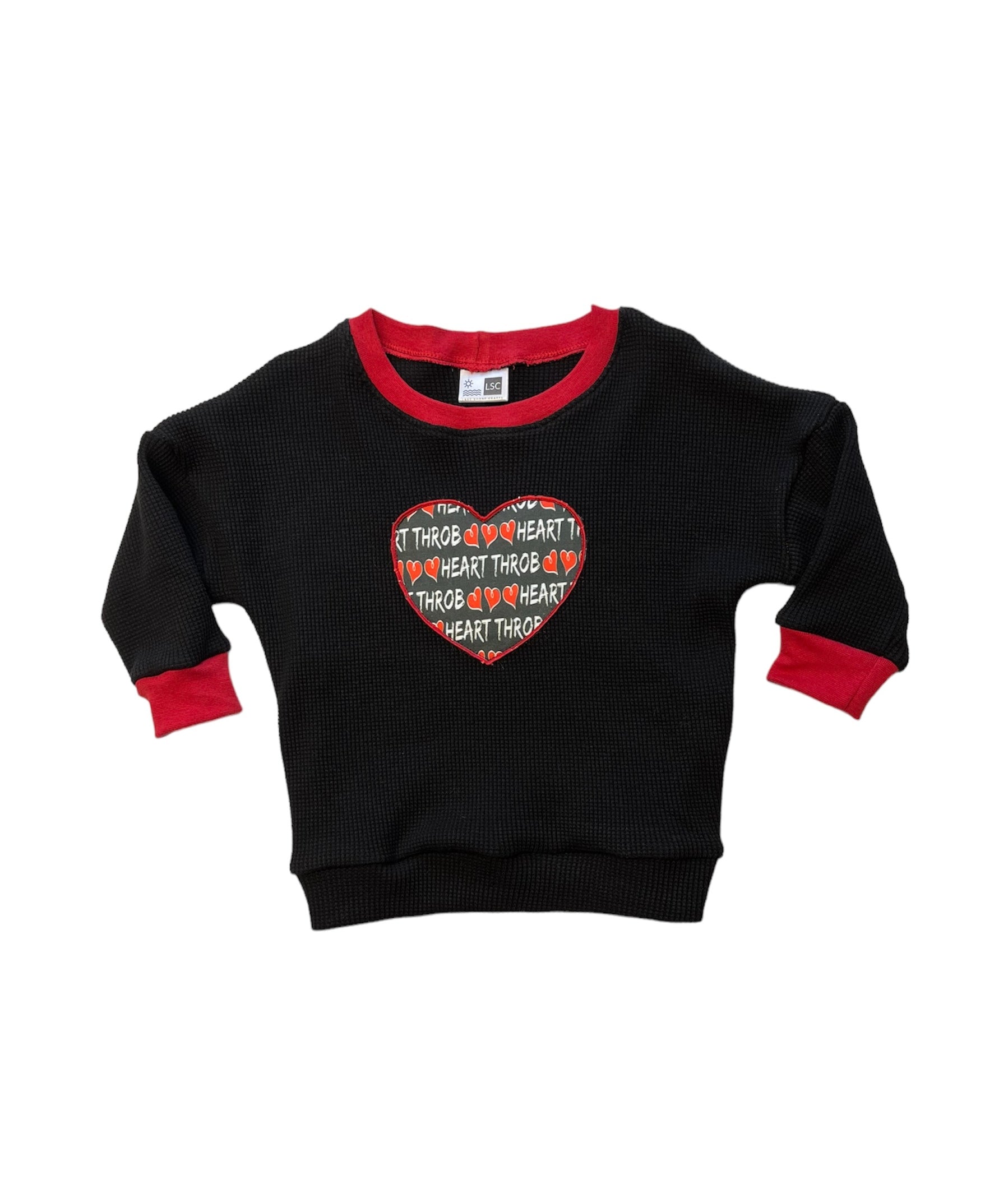 Valentine - Dolman with "heart throb appliqué"