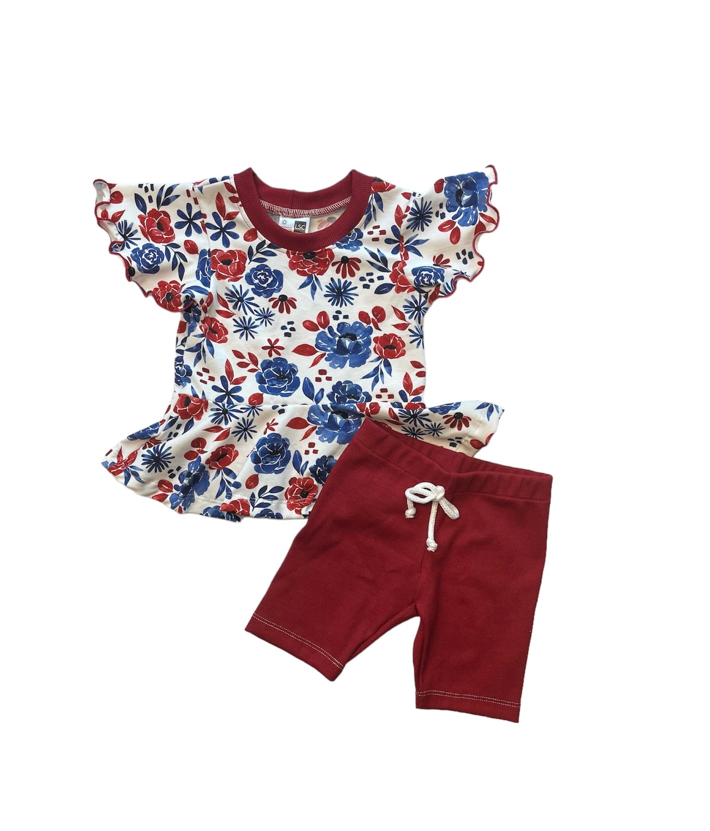 Shirt - Peplum top (with butterfly sleeve)