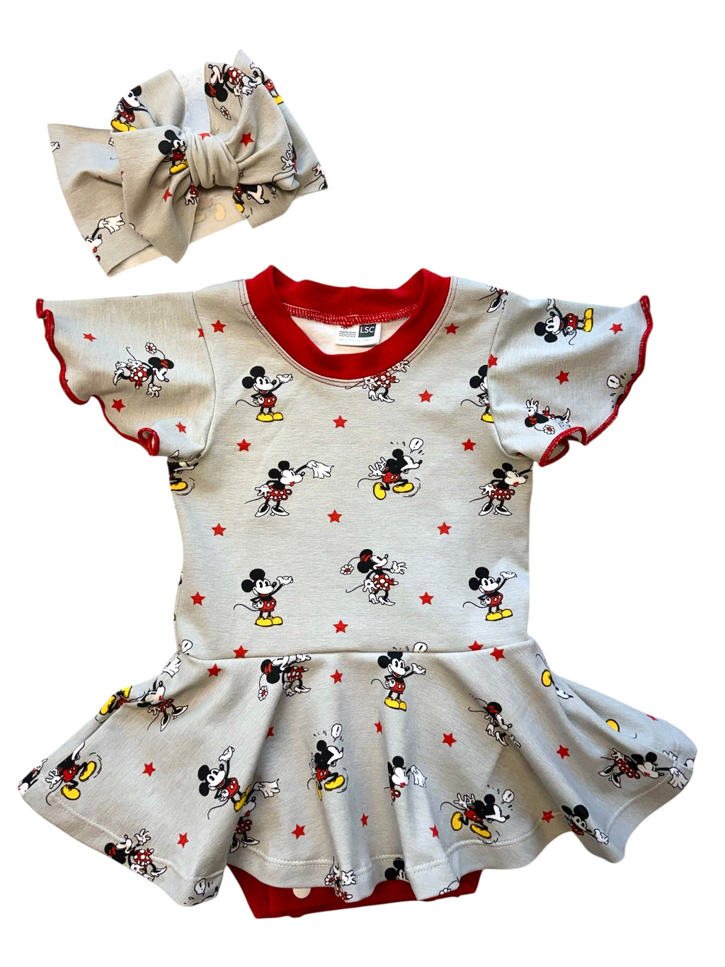 Bodysuit - Luna Bodysuit with skirt and butterfly sleeves