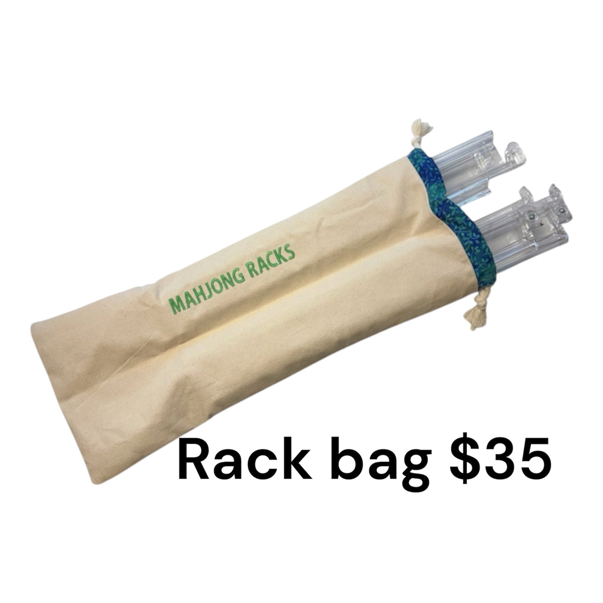 Mahjong Rack Bag-  Embroidered