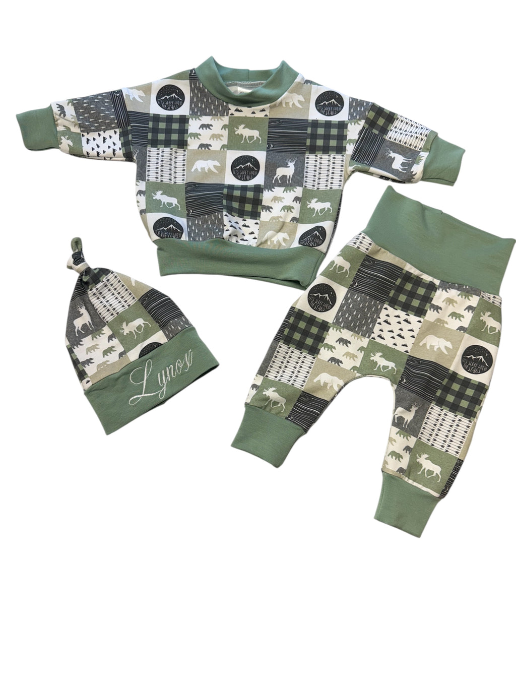 Crew Neck Sweatshirt and Harem Joggers