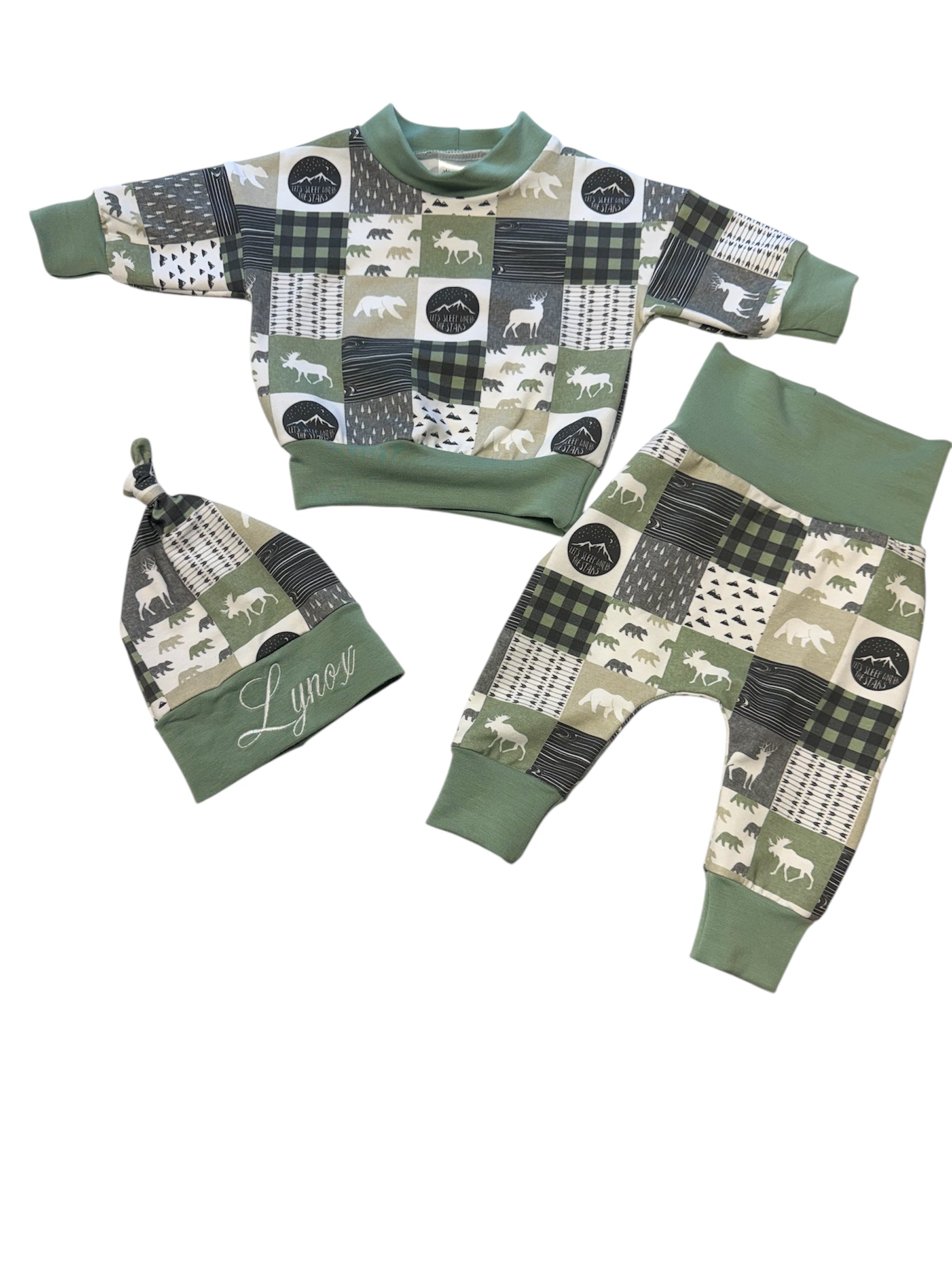 Crew Neck Sweatshirt and Harem Joggers