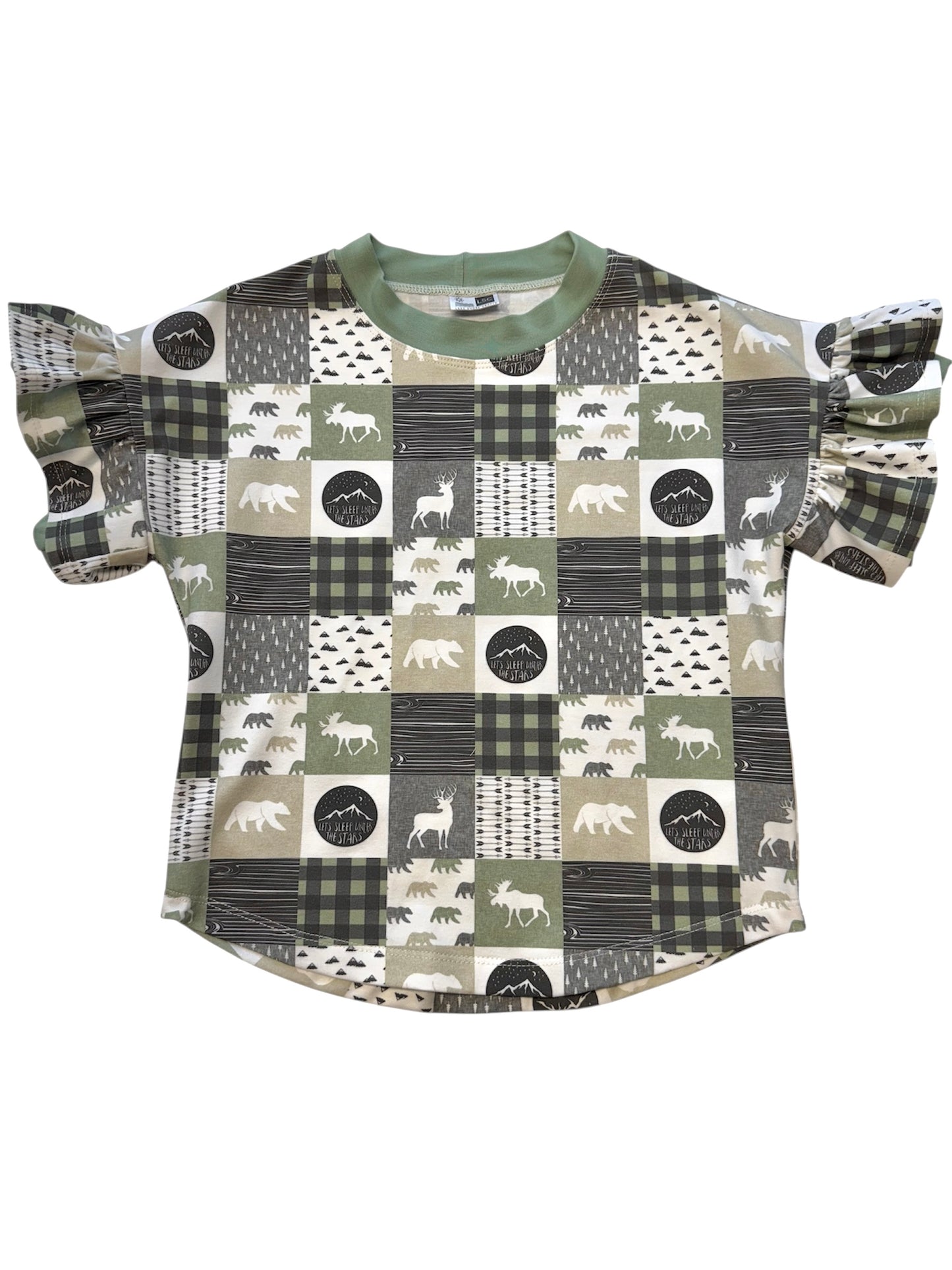 Dolman - ruffles on the sleeve