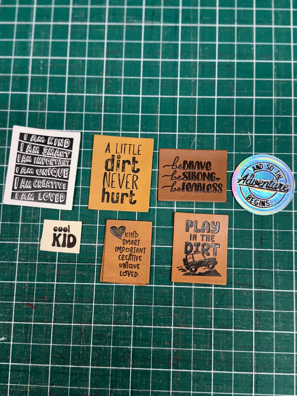 LABELS - Faux Leather, Woven, Cotton, and Silicone labels