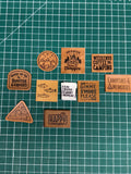 LABELS - Faux Leather, Woven, Cotton, and Silicone labels