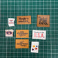 LABELS - Faux Leather, Woven, Cotton, and Silicone labels
