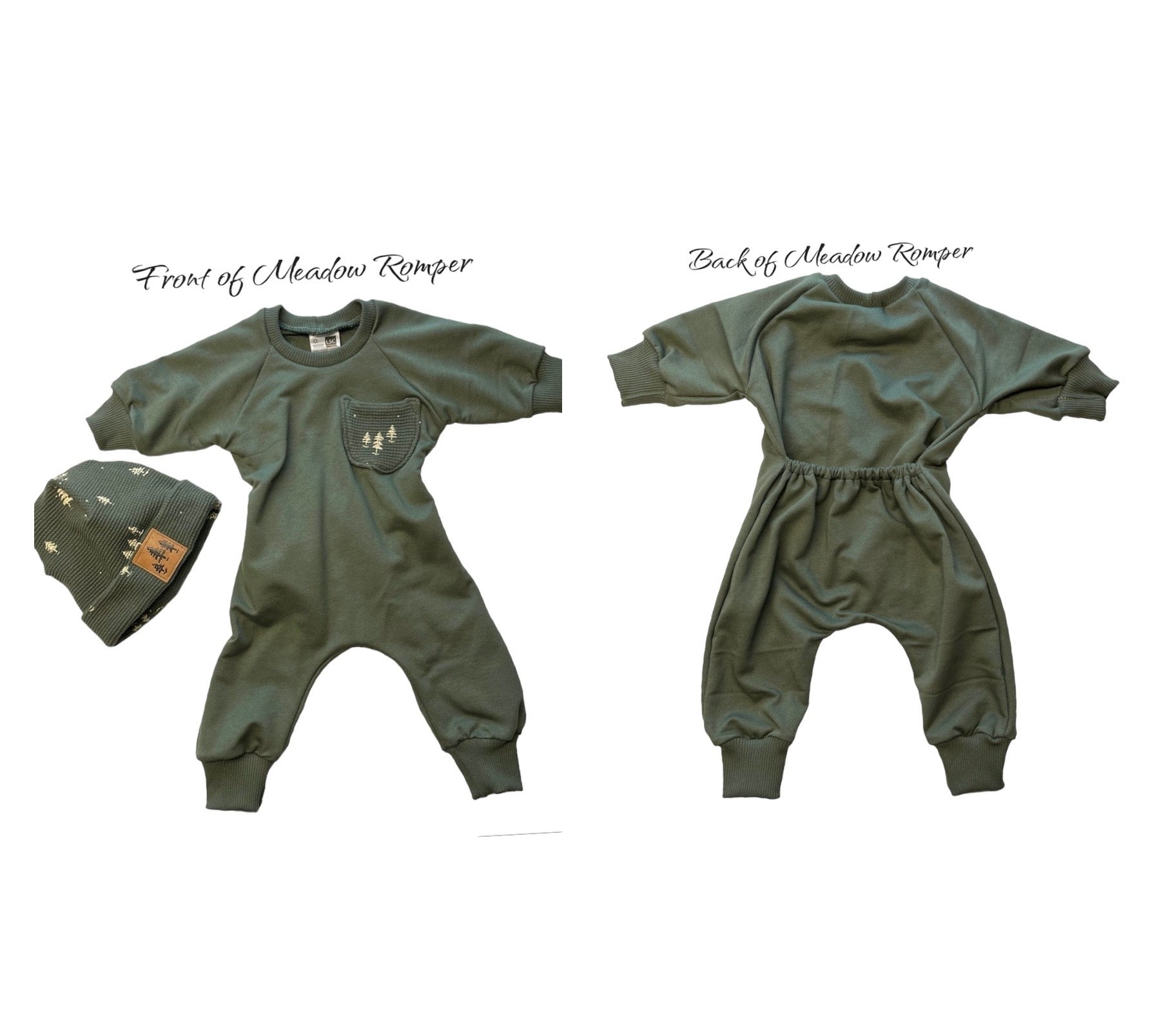 Romper - Meadow Romper with envelope back