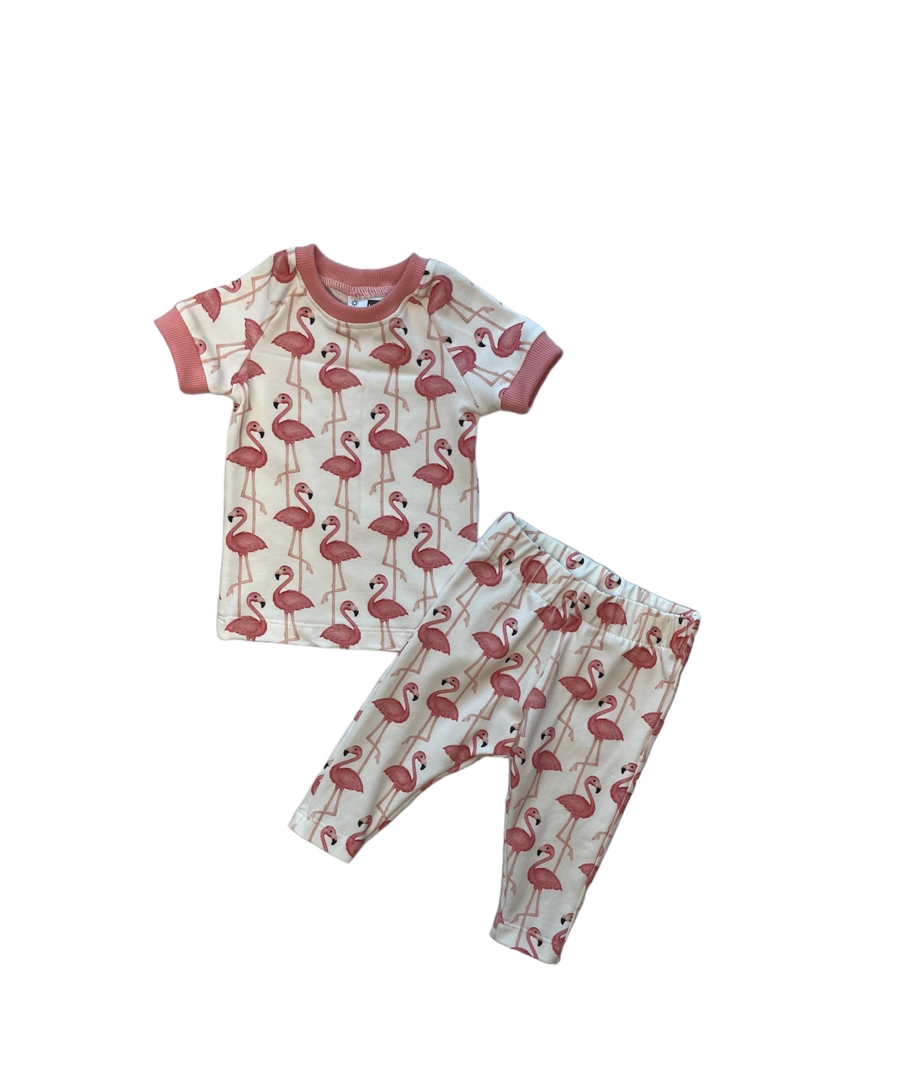 Pajama Set - Raglan Top short sleeve & PJ Bottoms