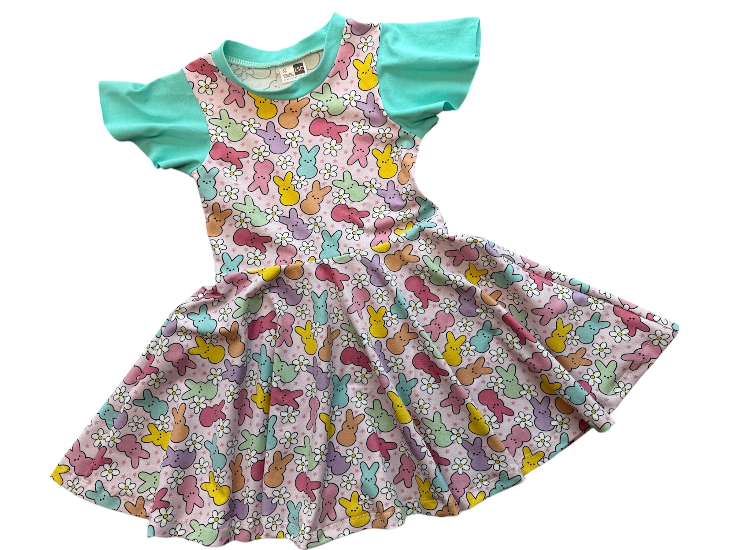 Dress - Peplum Dress with butterfly sleeves