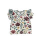 Shirt - Girls Flutter Sleeve T-shirt